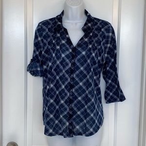 Ny&co plaid button down